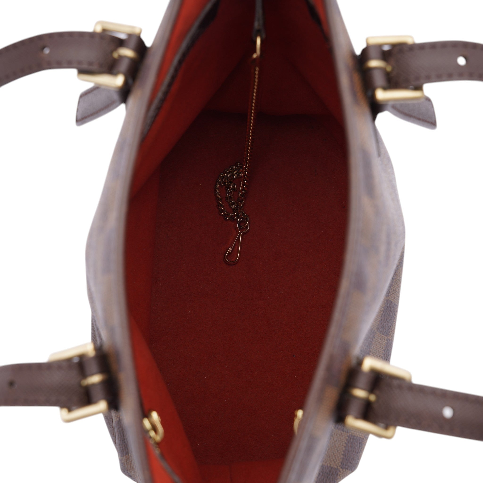 Pre-Owned Louis Vuitton Damier Ebene Marais Bucket Bag