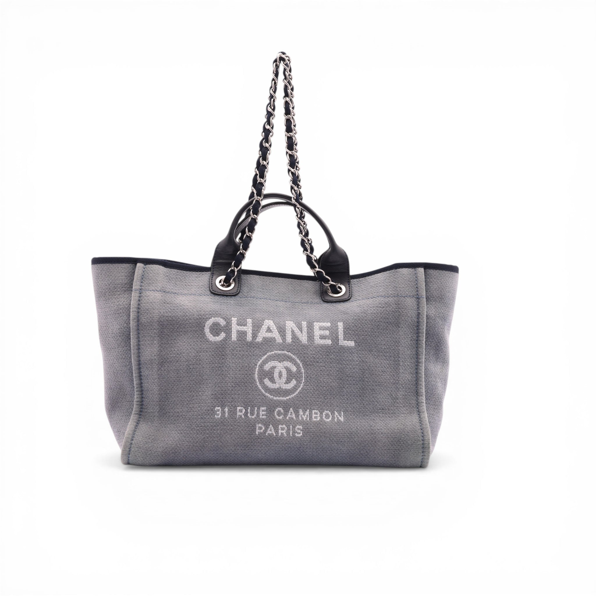 Pre-Owned Chanel Deauville Medium Tote