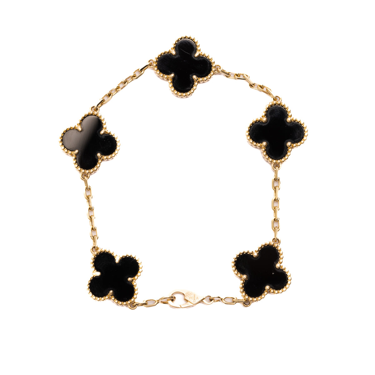 Pre-Owned Van Cleef & Arpels Alhambra 5 Motif Bracelet