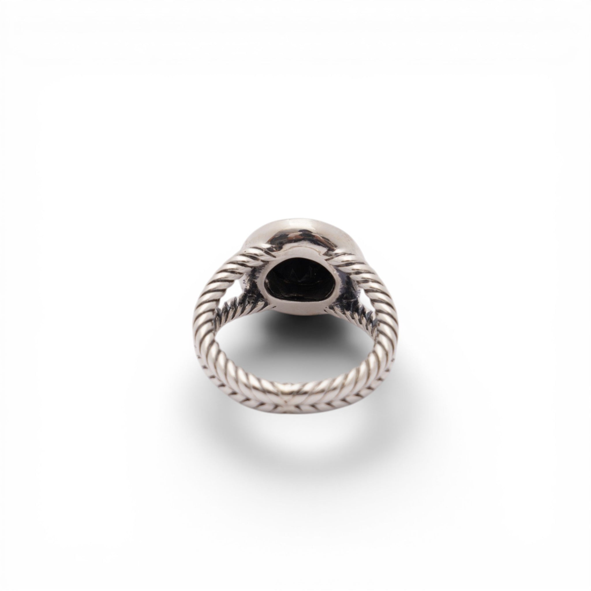 Pre-Owned David Yurman Onyx and Diamond Albion Ring