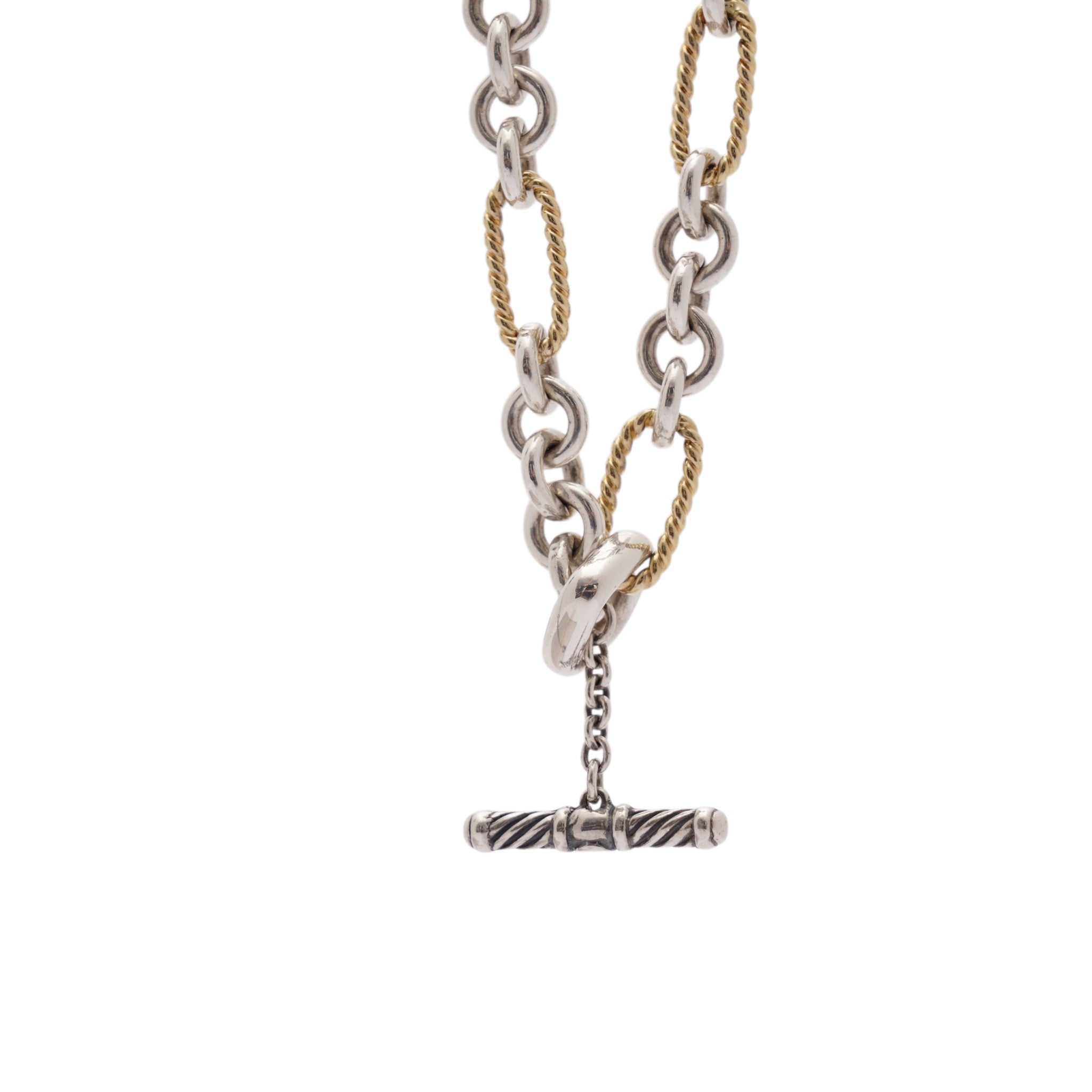 Pre-Owned David Yurman Madison Link Toggle Necklace