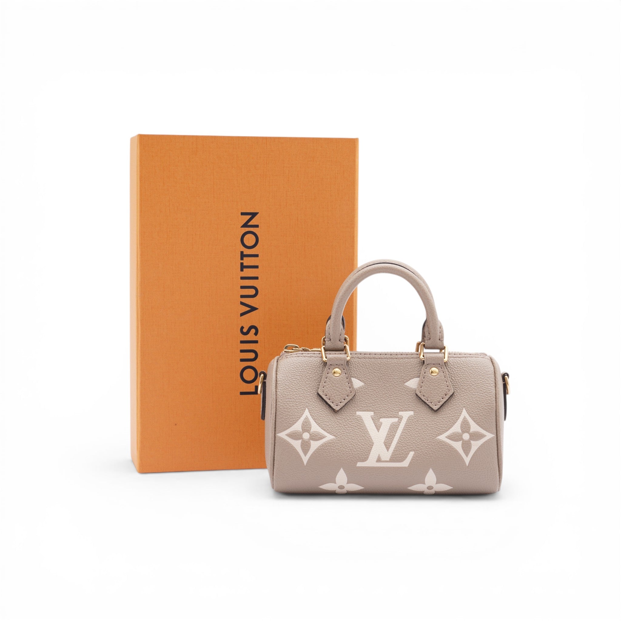 Pre-Owned Louis Vuitton Nano Speedy Mono