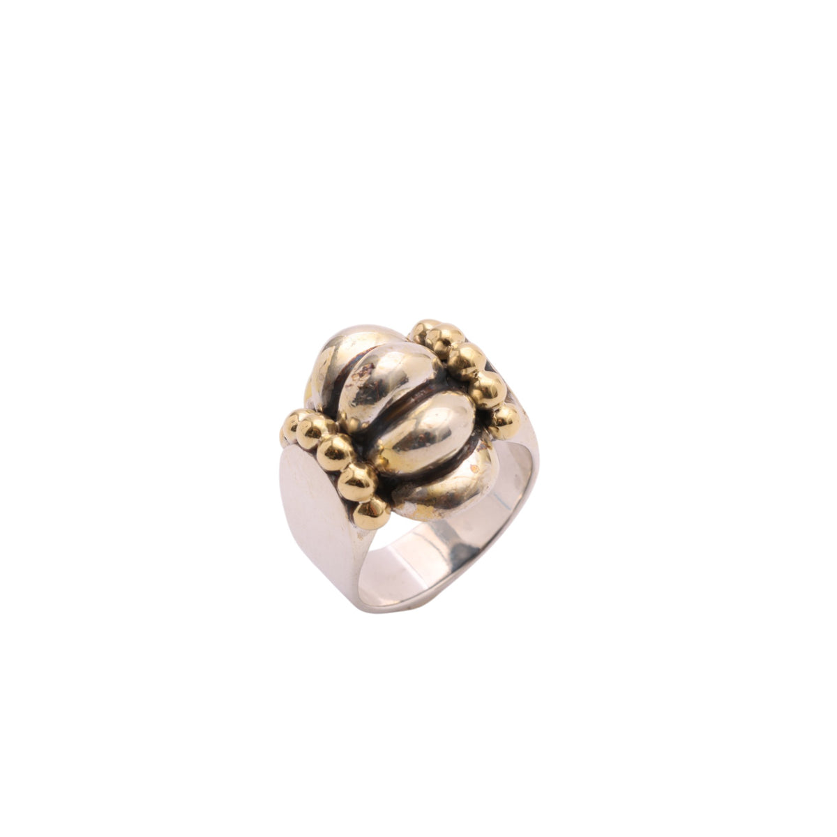 Pre-Owned Lagos Caviar Fluted Dome Ring