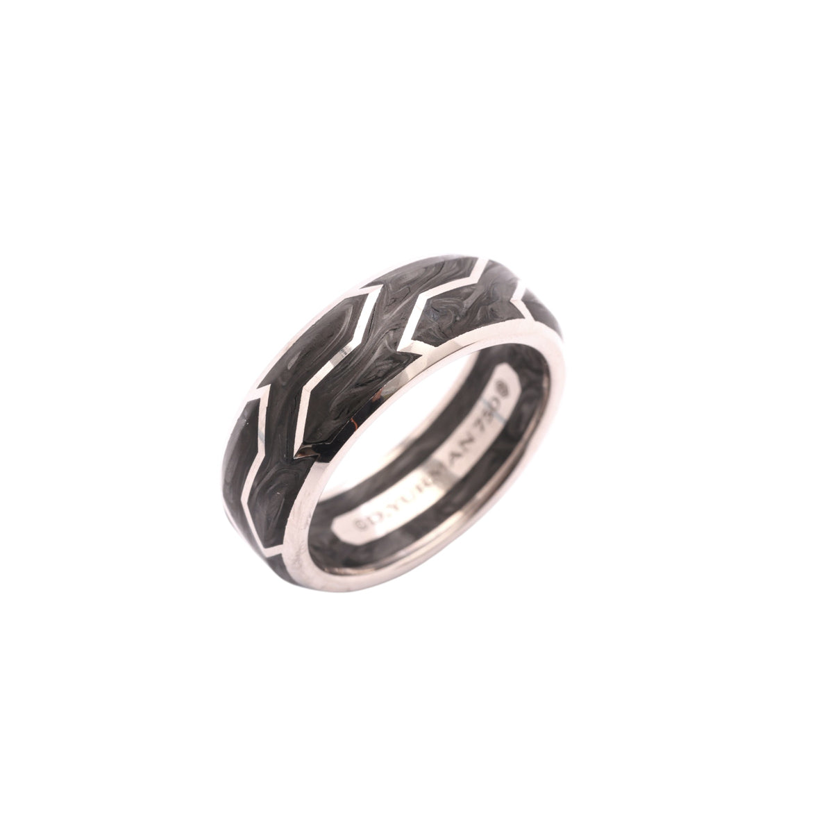 Pre-Owned Forged Carbon Band Ring
