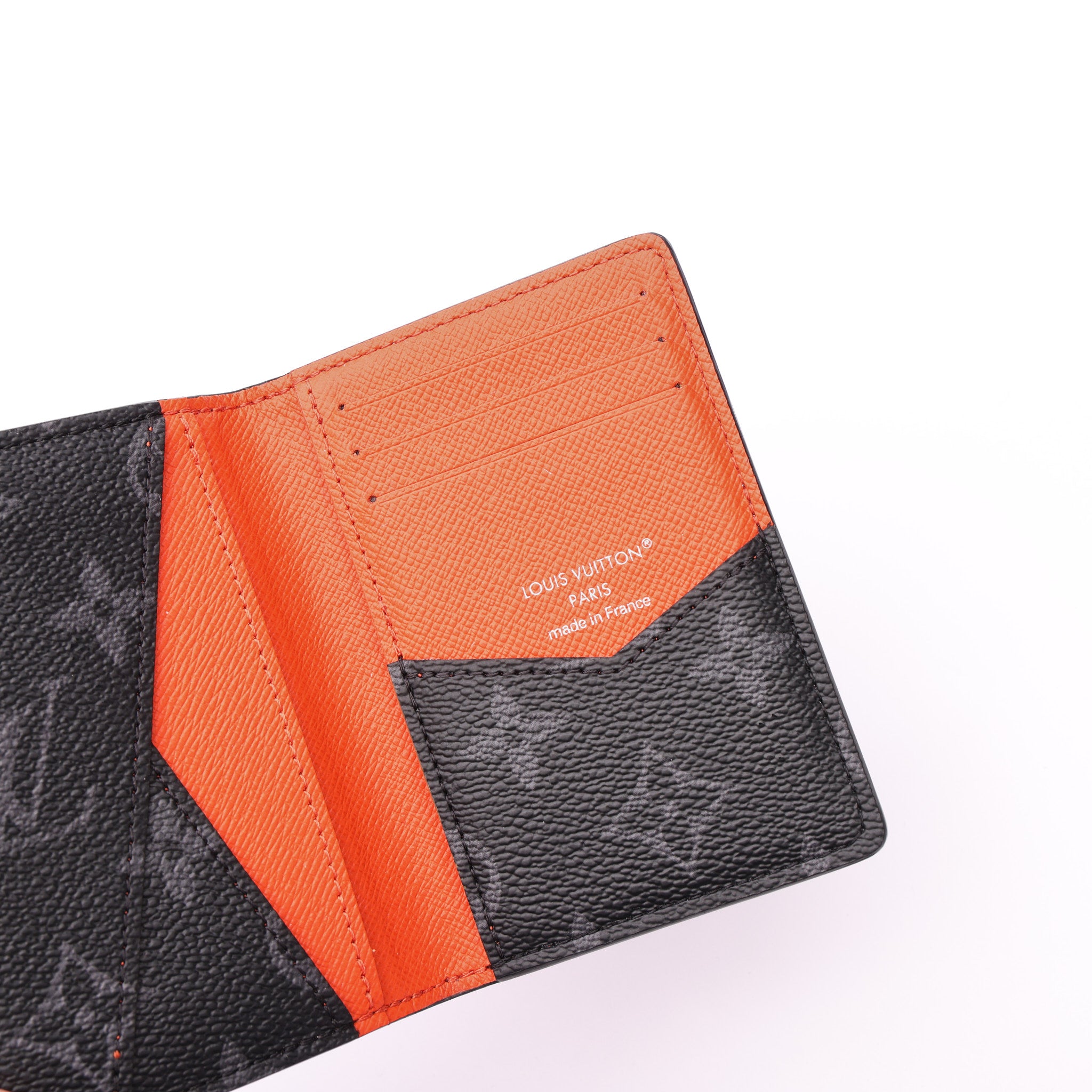 Pre-Owned Louis Vuitton Monogram Eclipse Taiga Pocket Organizer