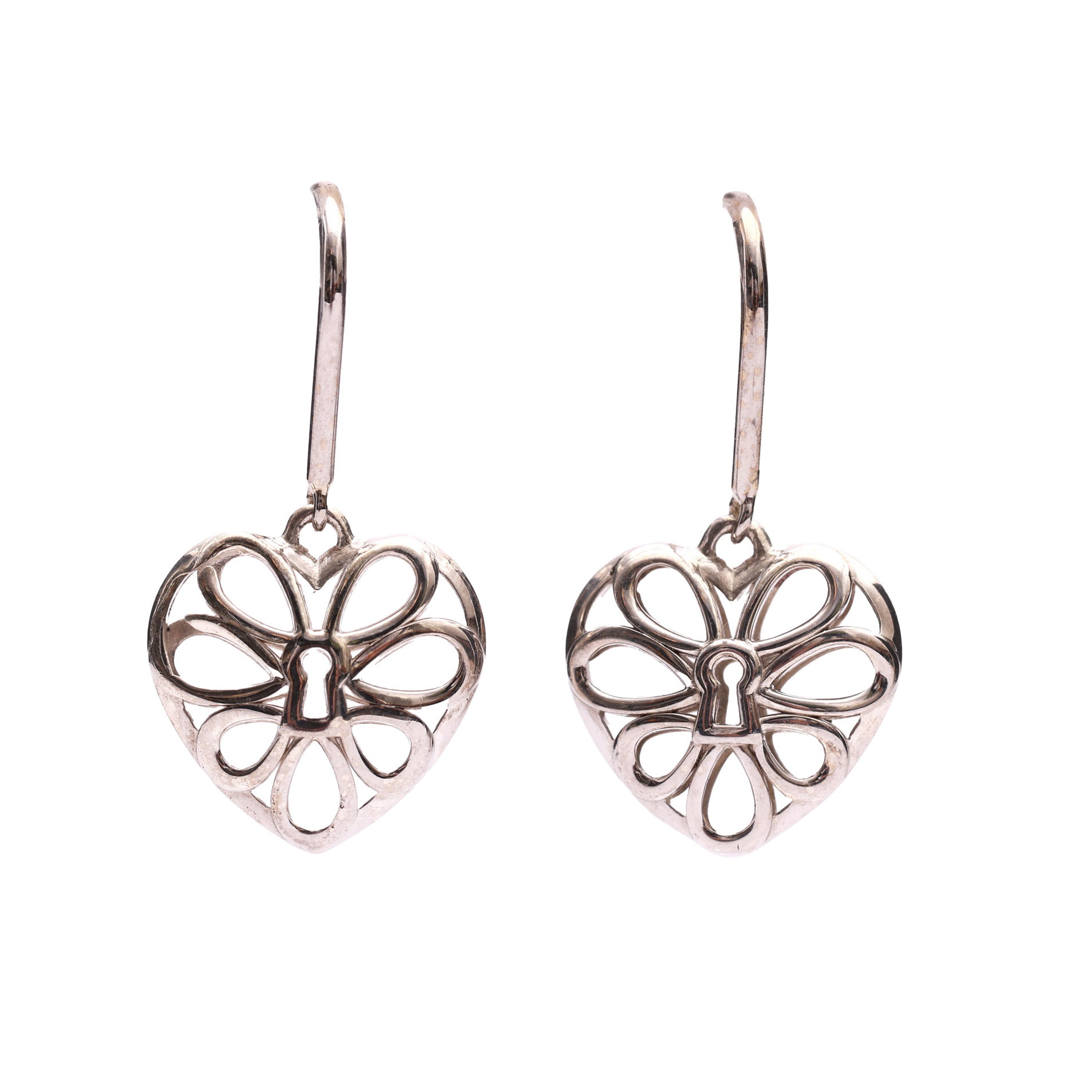 Pre-Owned Tiffany & Co. Enchant Heart Lock Earrings