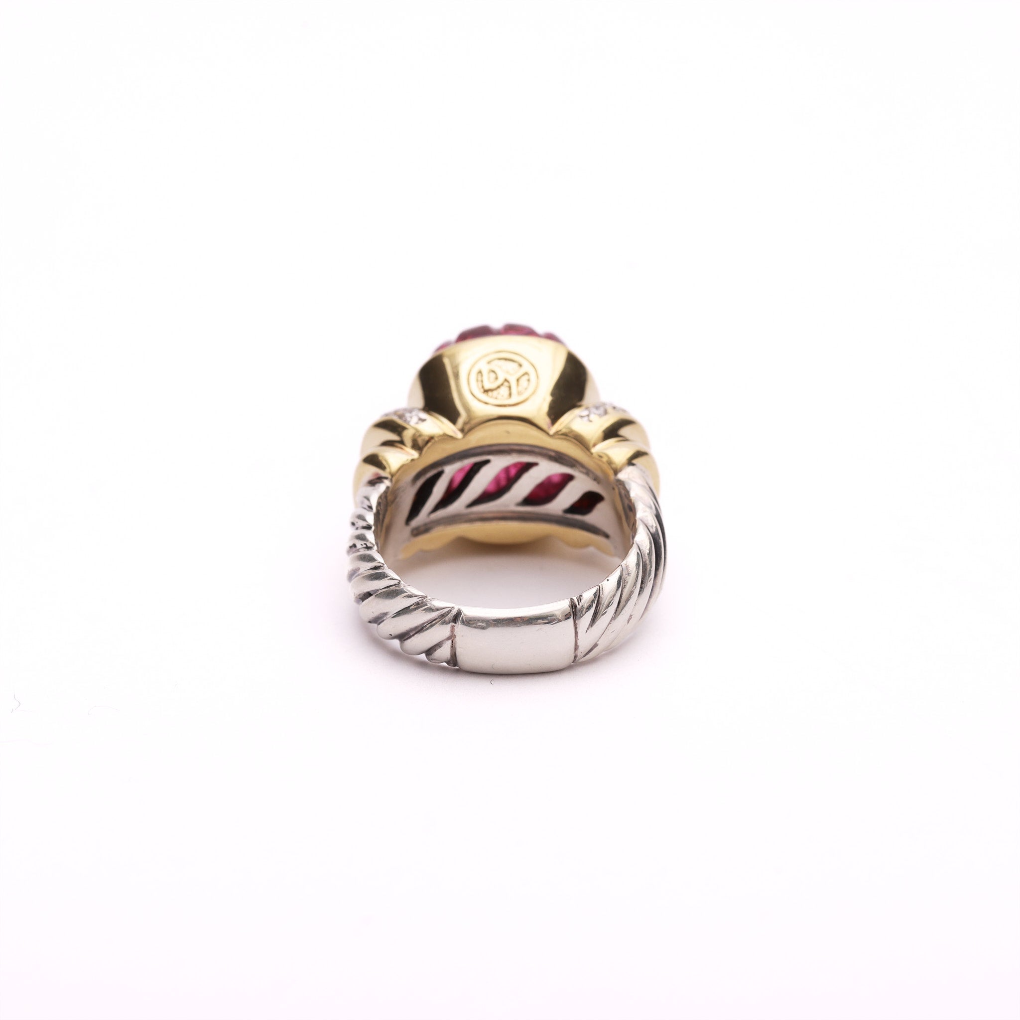 Pre-Owned David Yurman Tourmaline and Diamond Ring