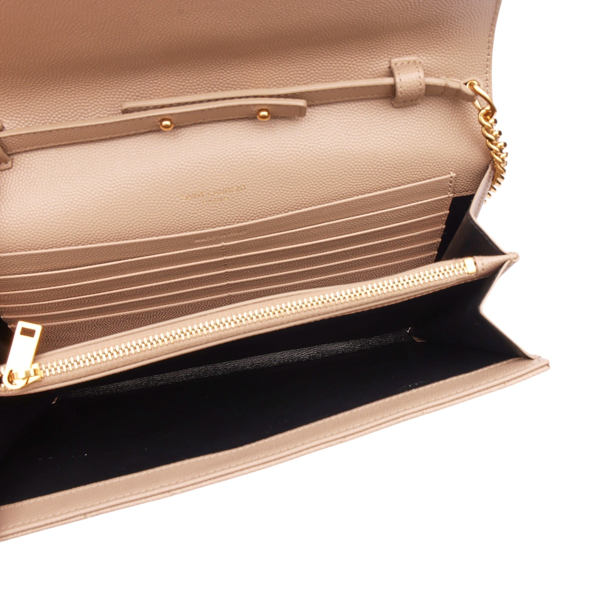 Pre-Owned Yves Saint Laurent Classic Cassandre Chain Wallet