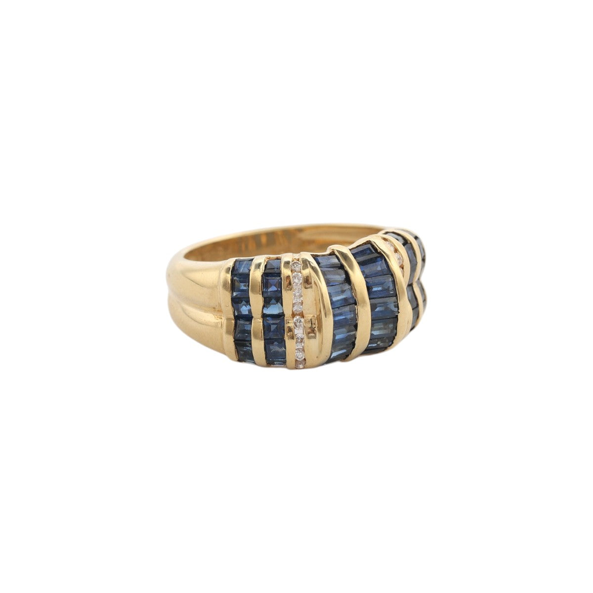 Pre-Owned Sapphire and Diamond Ring