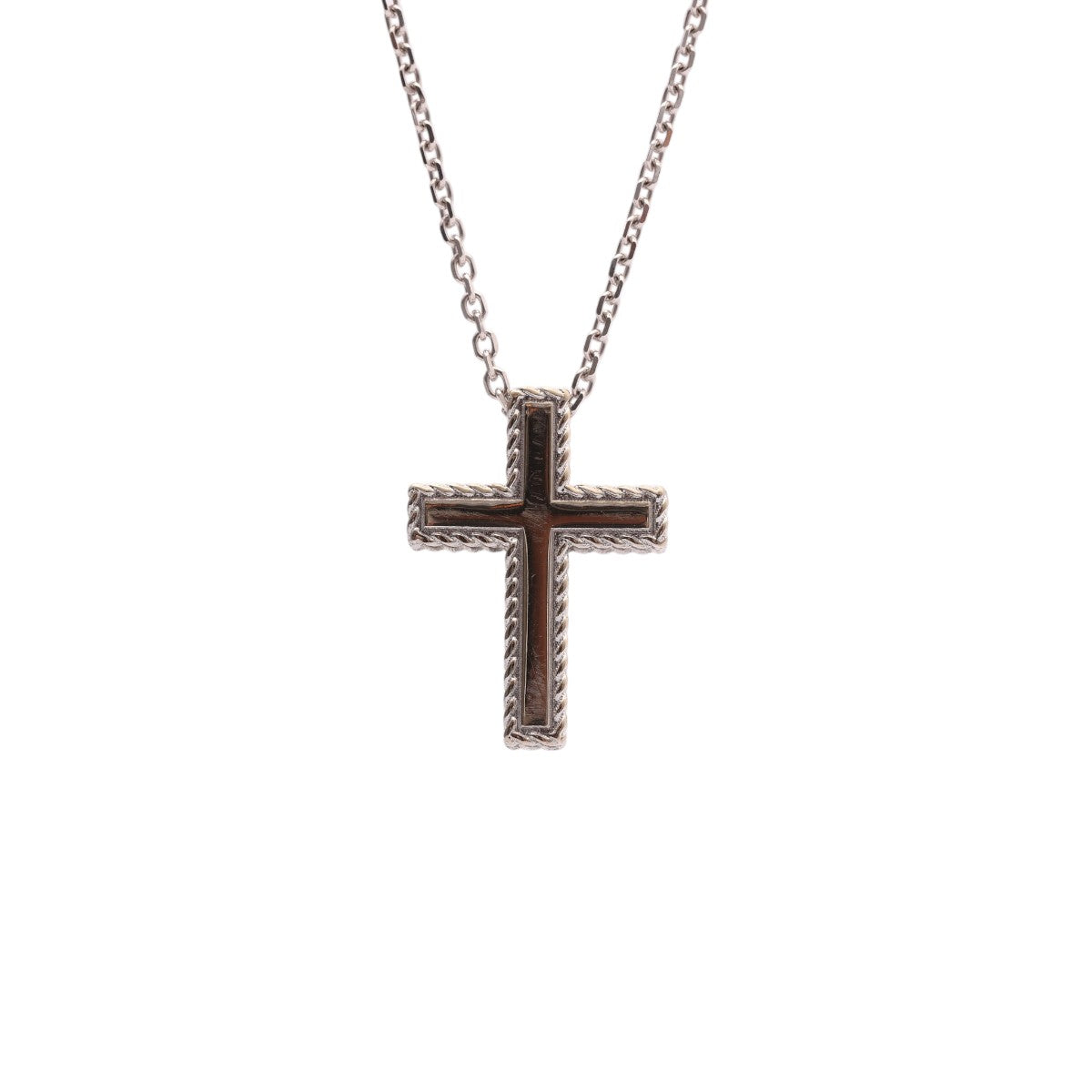 Pre-Owned Diamond Cross Pendant Necklace