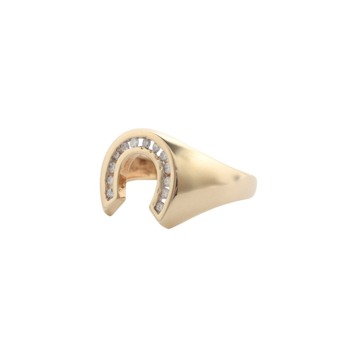 Pre-Owned Diamond Horseshoe Ring