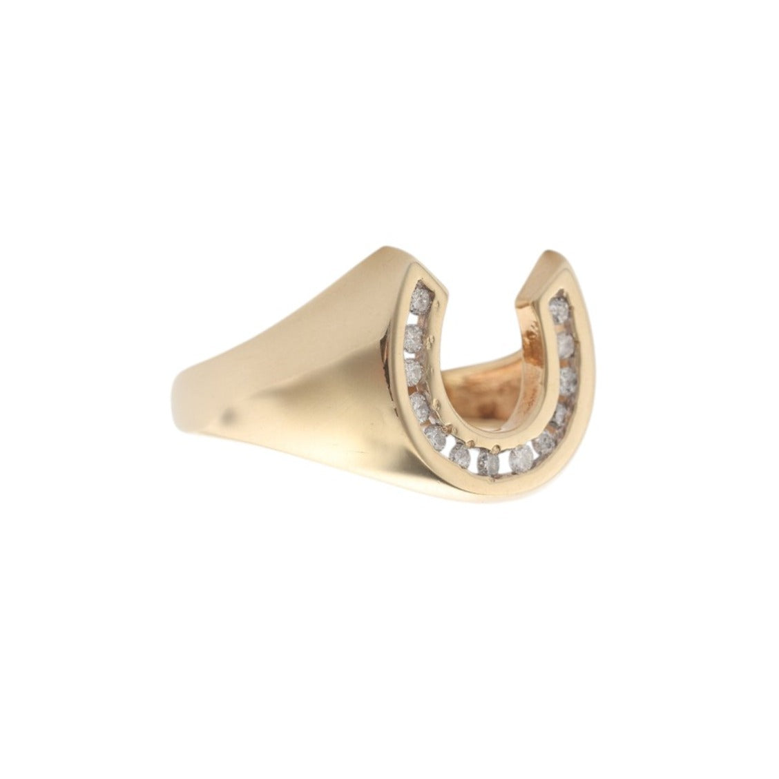 Pre-Owned Diamond Horseshoe Ring