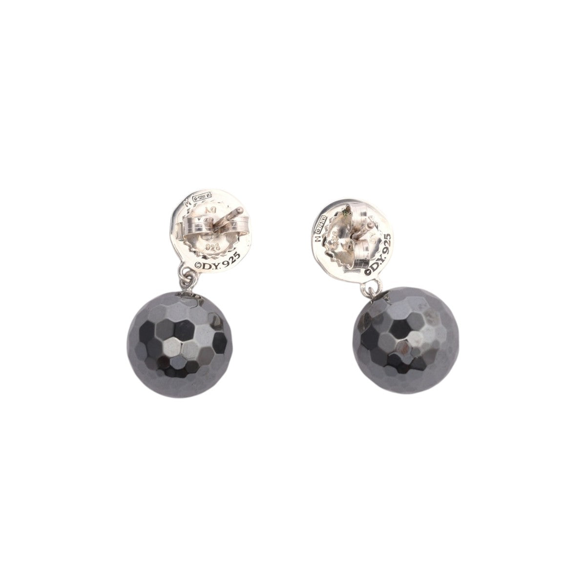 Pre-Owned David Yurman Hematite Elements Drop Earrings