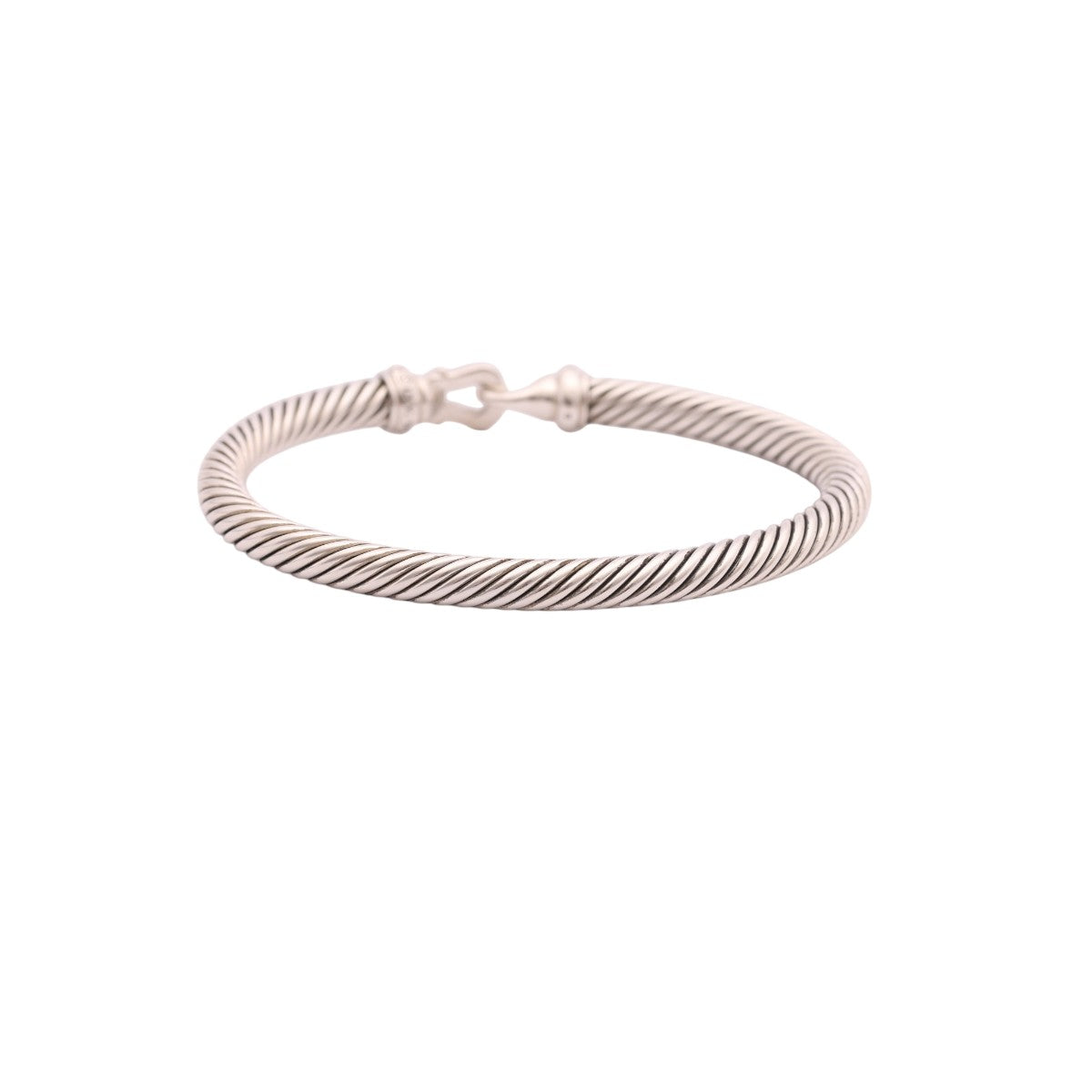 Pre-Owned David Yurman Diamond Cable Flex Buckle Bracelet