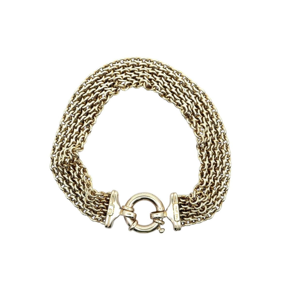 Pre-Owned Made in Italy Fluid Mesh Chain Bracelet