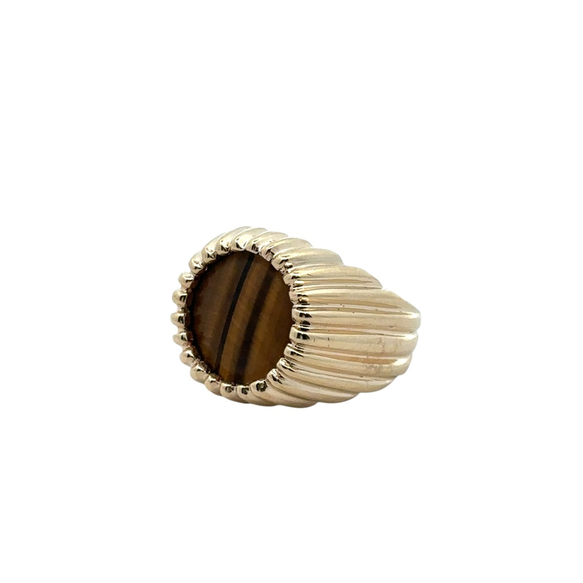 Pre-Owned Tigers Eye Signet Ring