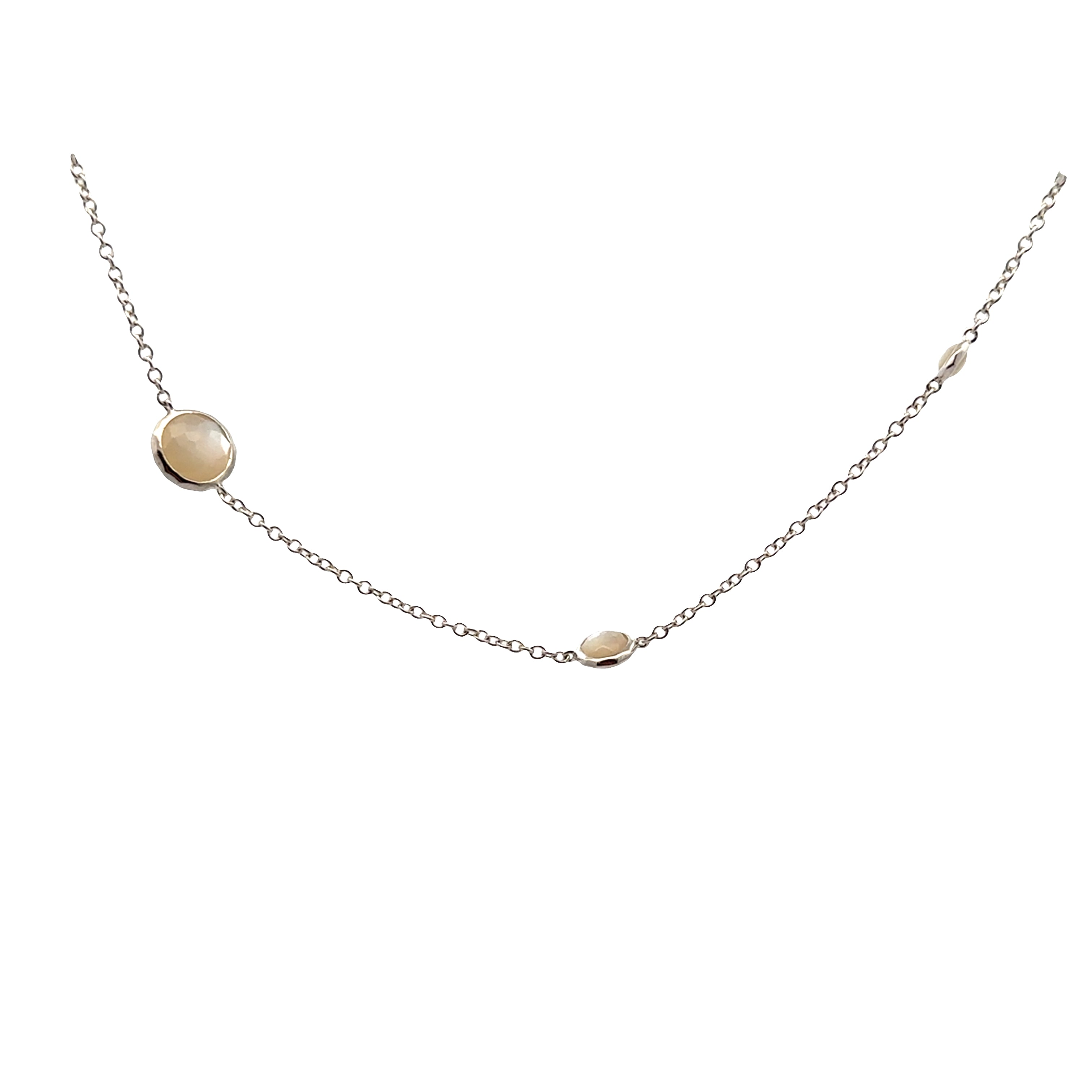 Pre-Owned Ippolita Mother of Pearl Rock Candy Lollipop Station Necklace