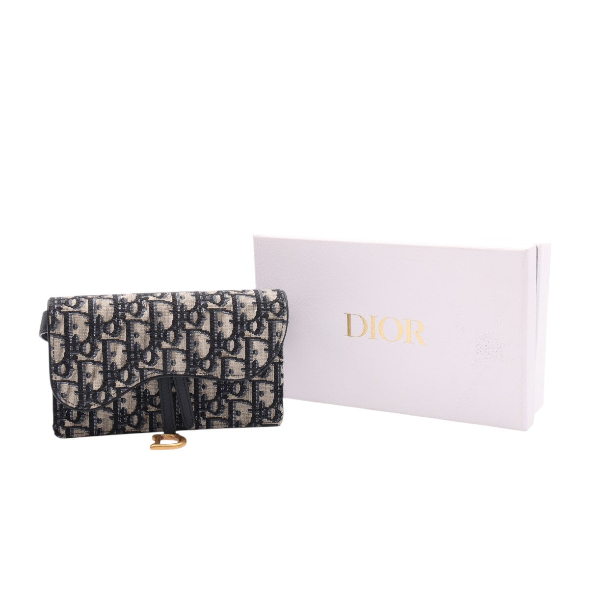 Pre-Owned Christian Dior Saddle Pouch