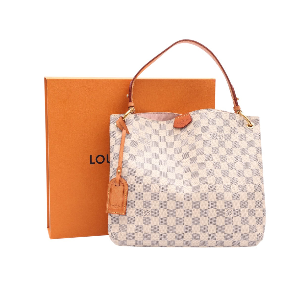 Pre-Owned Louis Vuitton Damier Azur Graceful PM