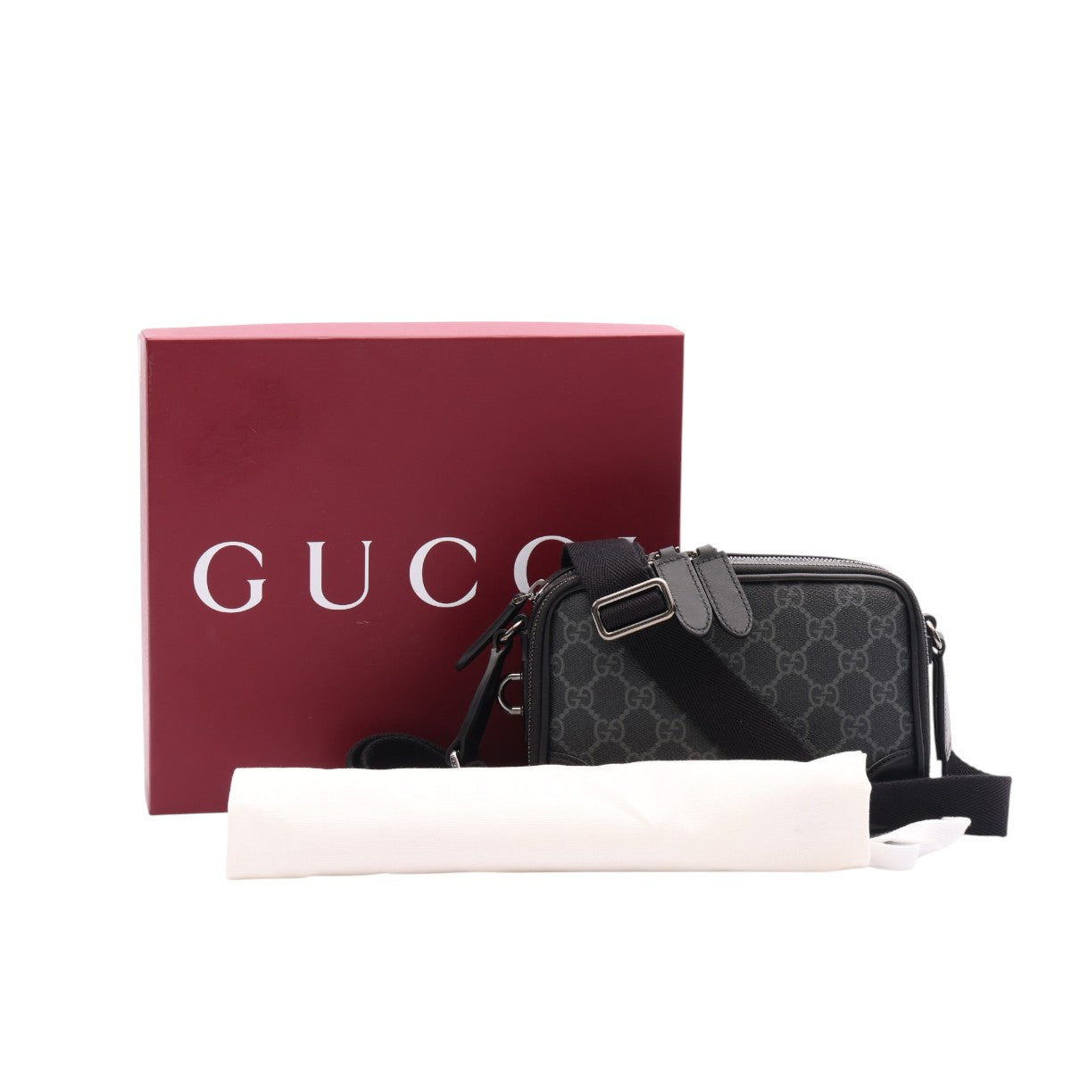 Pre-Owned Gucci GG Emblem Dual Compartment Mini Bag