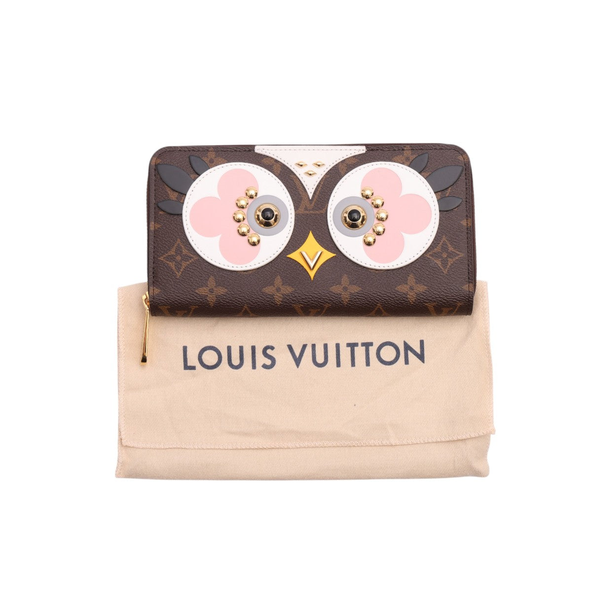 Pre-Owned Louis Vuitton Limited Edition Monogram Lovely Birds Zippy Wallet