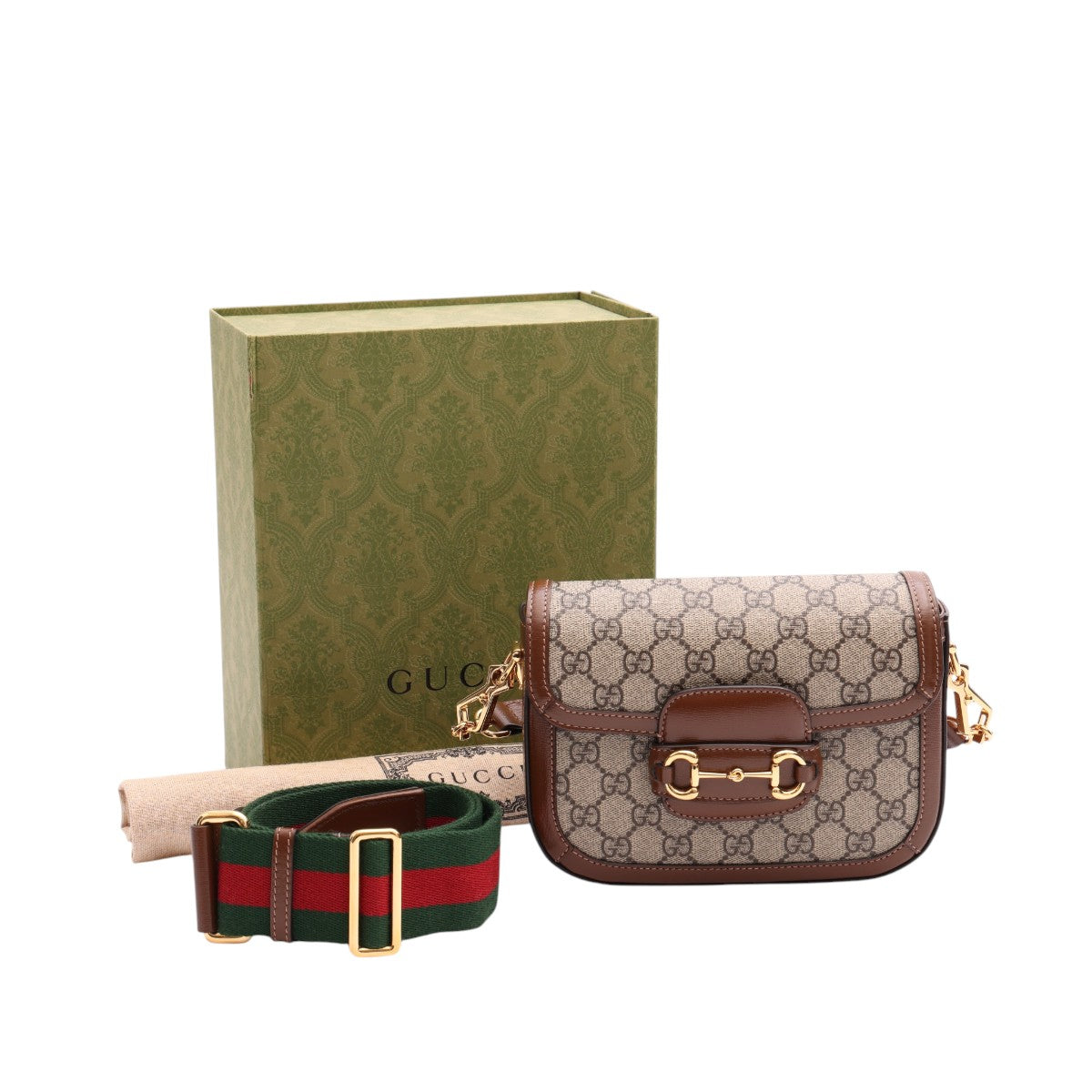 Pre-Owned Gucci Horsebit 1955 Small Shoulder Bag