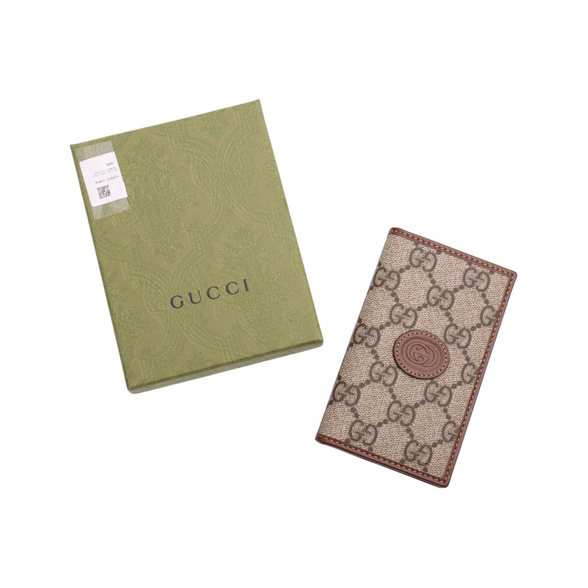 Pre-Owned Gucci GG Supreme Card Case
