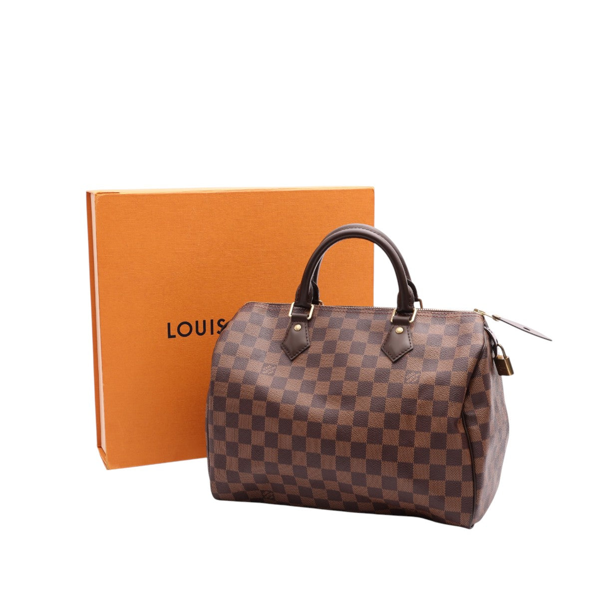 Pre-Owned Louis Vuitton Damier Ebene Speedy 30