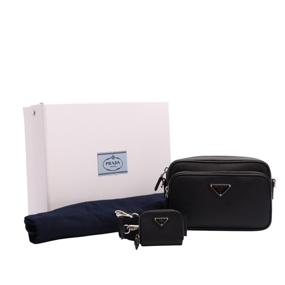 Pre-Owned Prada Saffiano Shoulder Bag