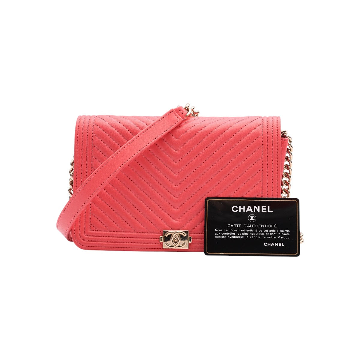 Pre-Owned Chanel Boy Wallet on Chain