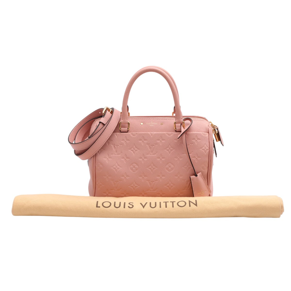 Pre-Owned Louis Vuitton Monogram Empreinte Speedy Bandouliere 25