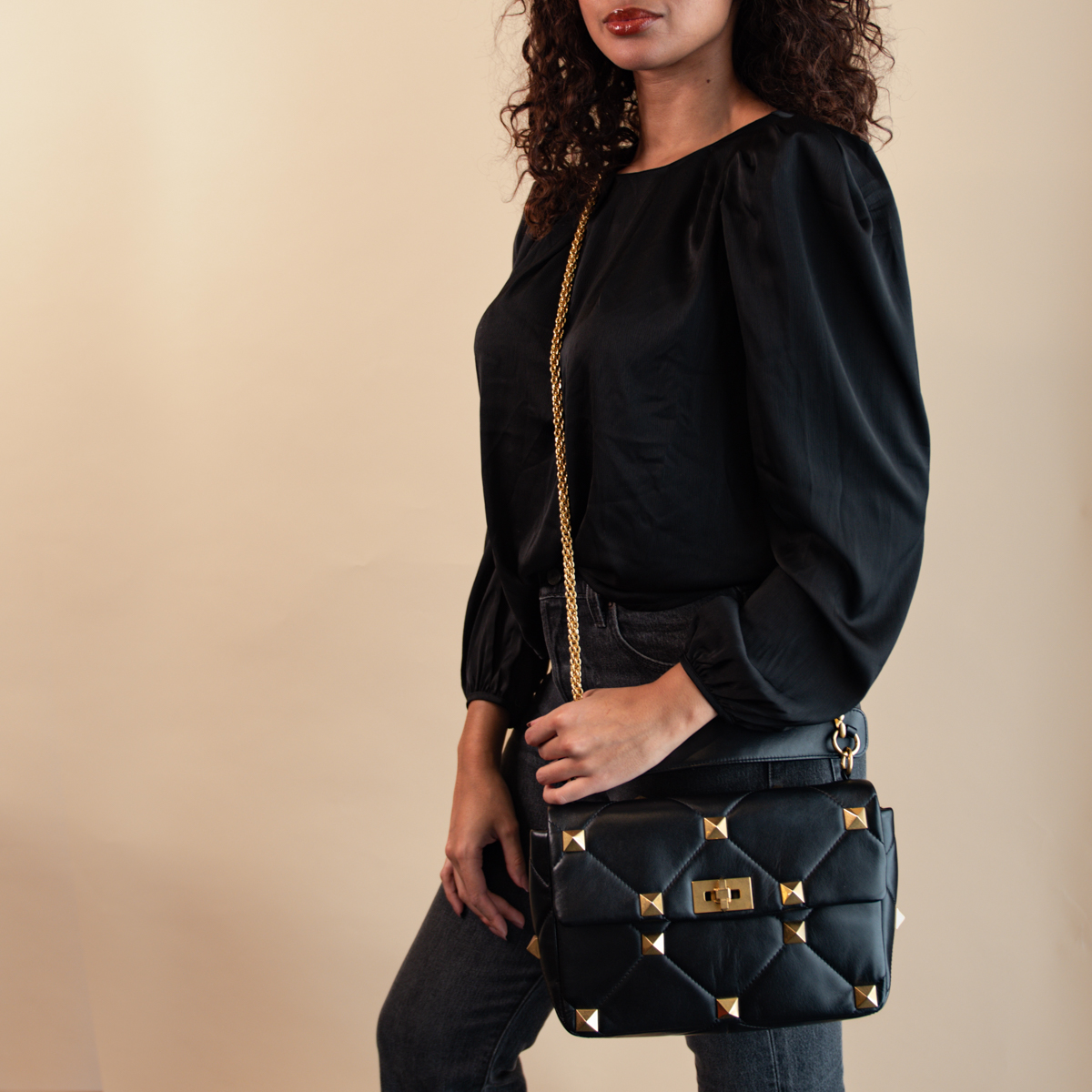 Pre-Owned Valentino Roman Studded Bag | STORE 5a Luxury