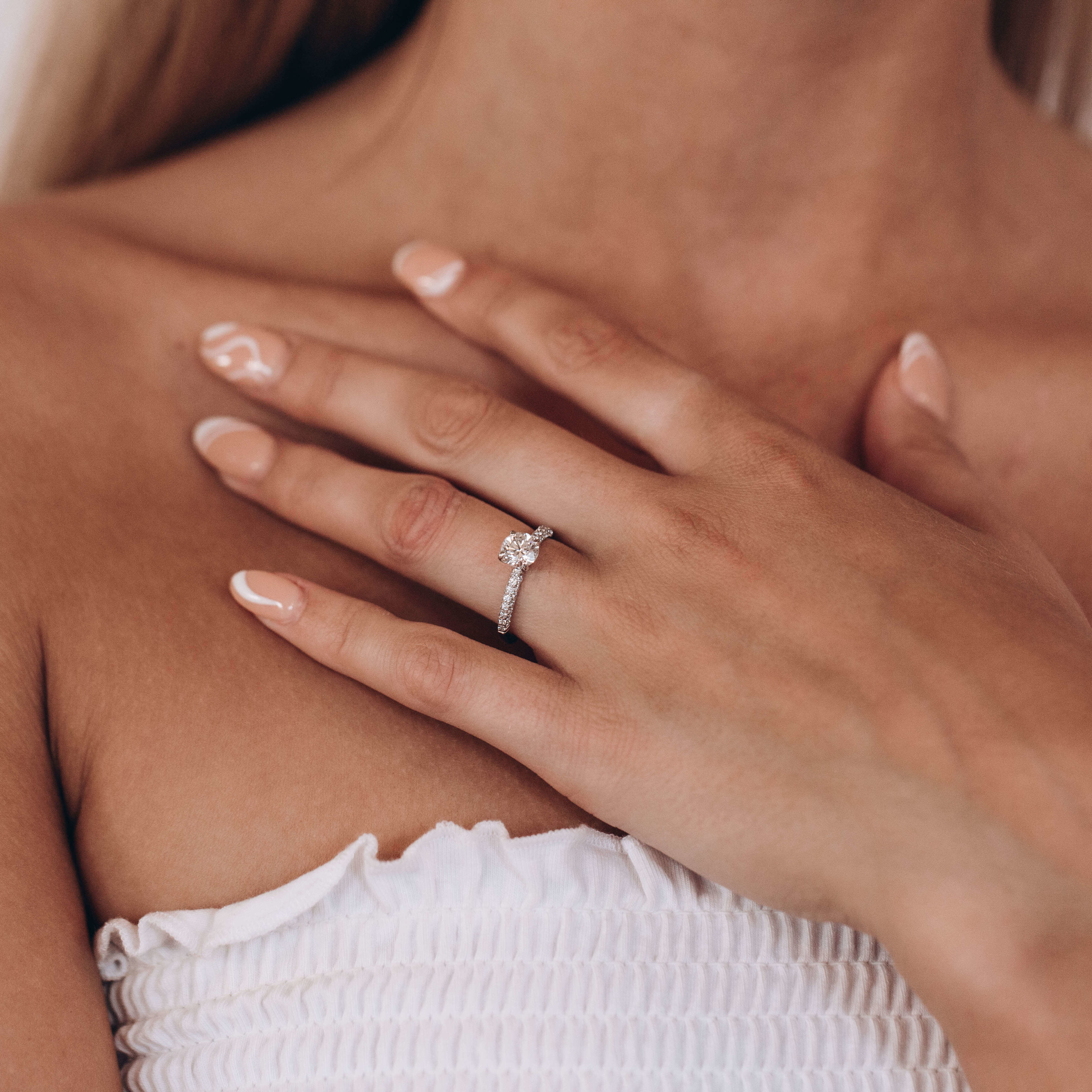 Pre-Owned A. Jaffe Engagement Ring