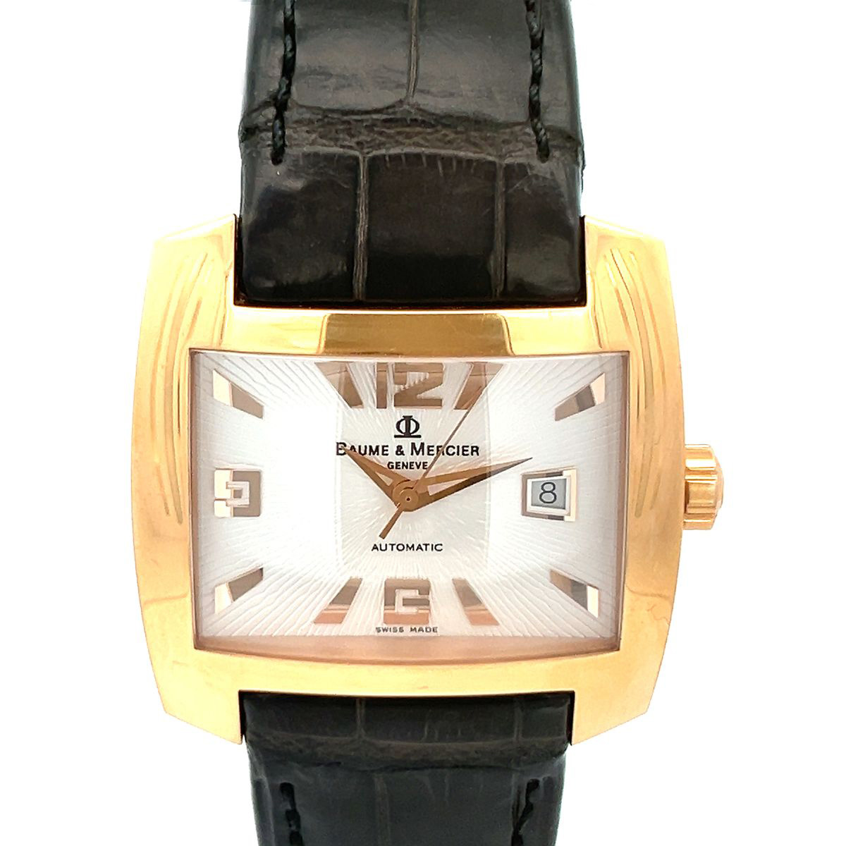 Preowned Baume & Mercier Hampton Wristwatch Baume & Mercier Hampton Watch Auto Steel Tank 65308 Ladies  main image 4