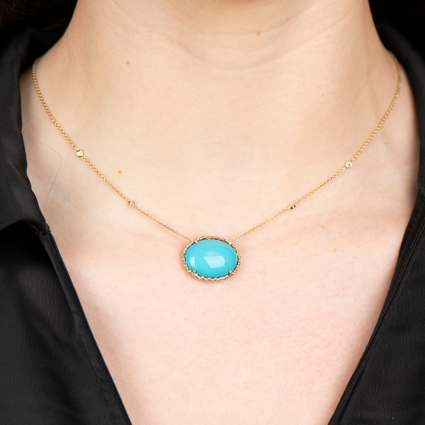 Pre-Owned Lauren K Turquoise Necklace