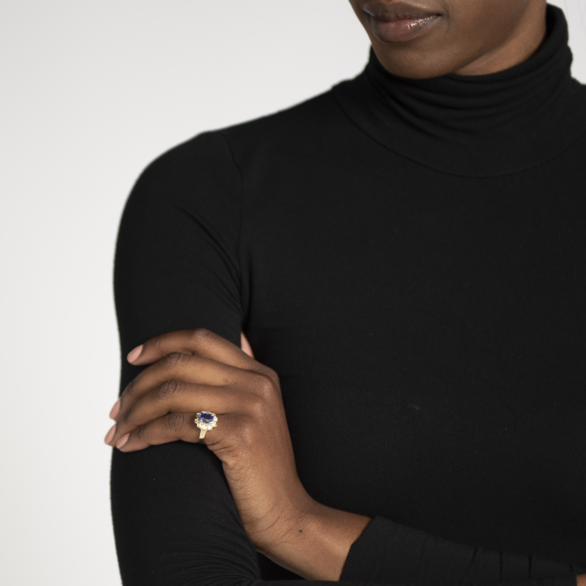 Pre-Owned Tanzanite and Diamond Ring