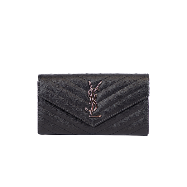 Pre-Owned Yves Saint Laurent Cassandre Matelasse Large Flap Wallet