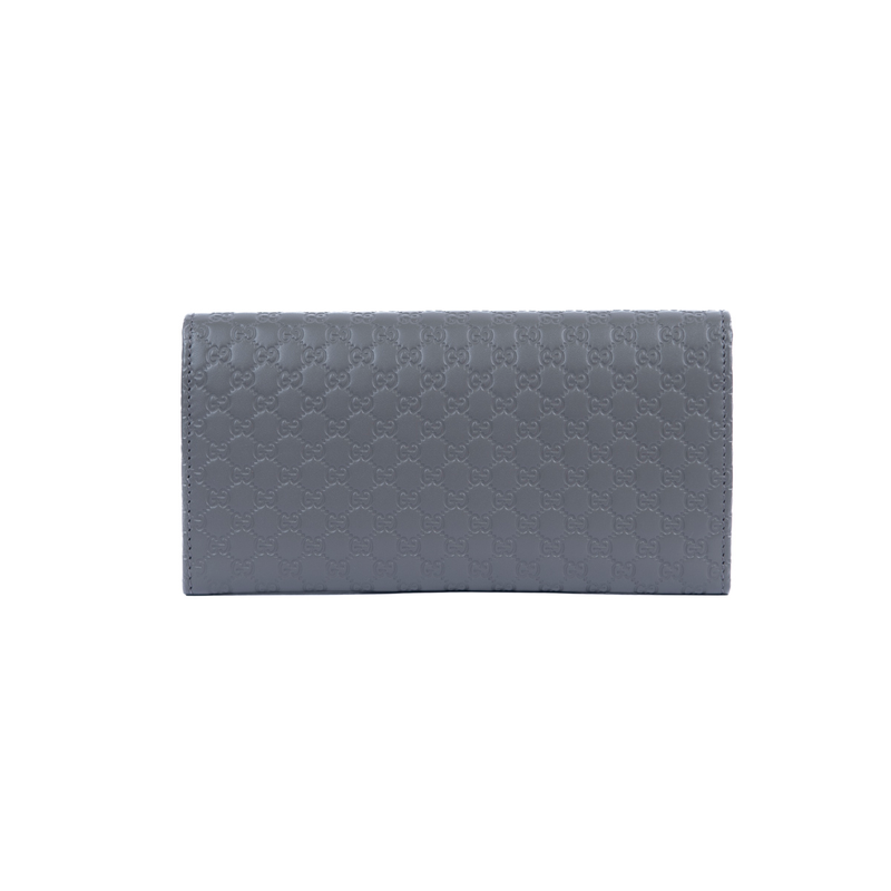 Pre-Owned Gucci Microguccissima GG Continental Flap Wallet