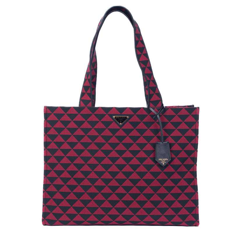 Pre-Owned Prada Symbole Embroidered Tote | STORE 5a Luxury Pre-Owned Prada Symbole Embroidered Tote | STORE 5a Luxury
