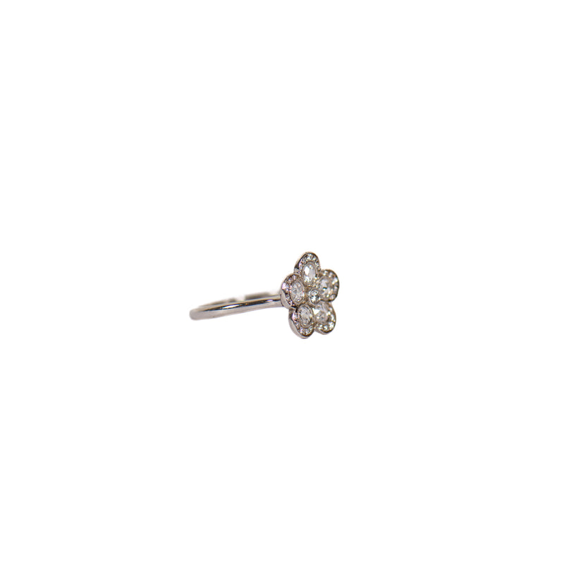 Pre-Owned Tiffany & Co. Diamond Flower Ring
