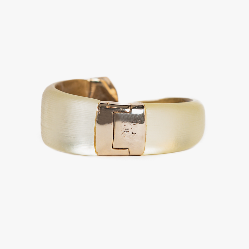 Pre-Owned Alexis Bittar Lucite Hinged Statement Cuff