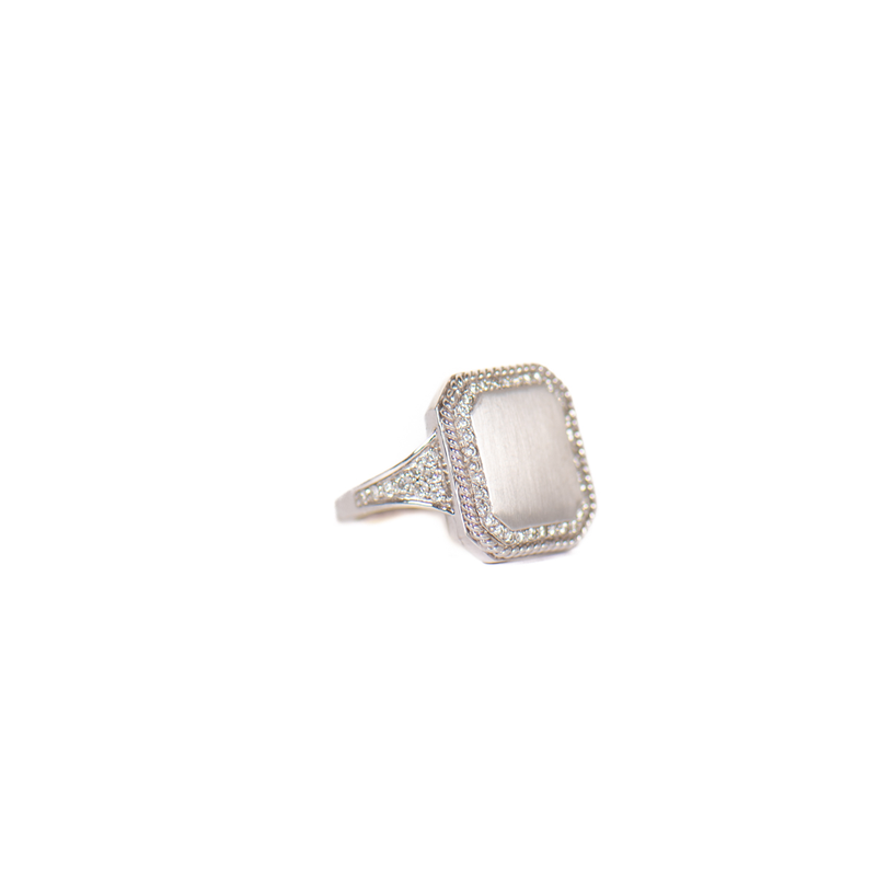 Pre-Owned Penny Preville Diamond Amulet Ring
