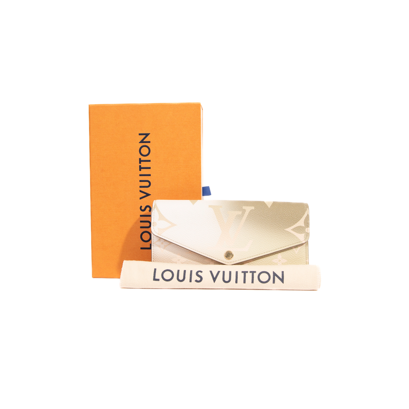 Pre-Owned Louis Vuitton Spring In The City Sunset Khaki Sarah Wallet