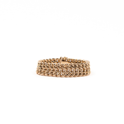 Pre-Owned Double Curb Bracelet