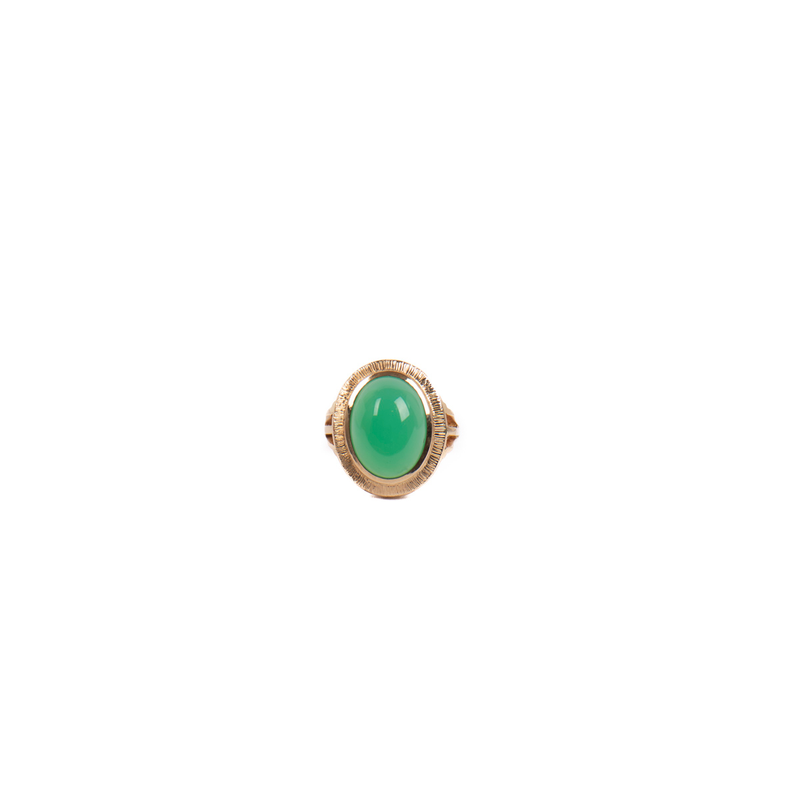 Pre-Owned Jade Cabochon Ring