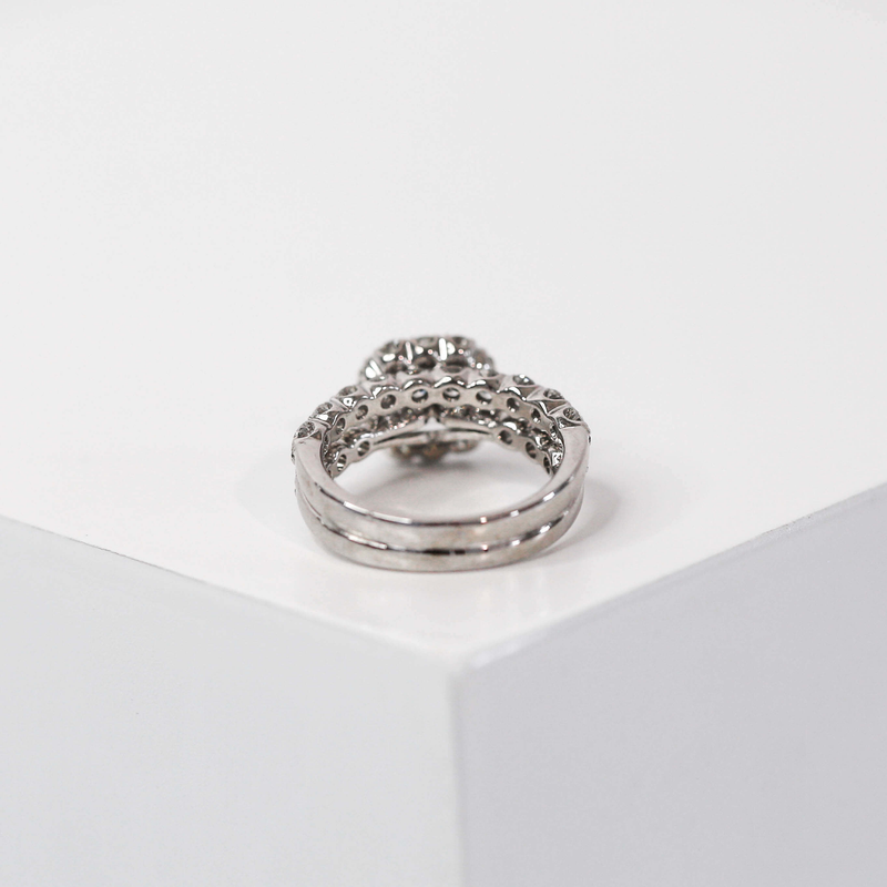 Pre-Owned Christopher Designs Diamond Bridal Set