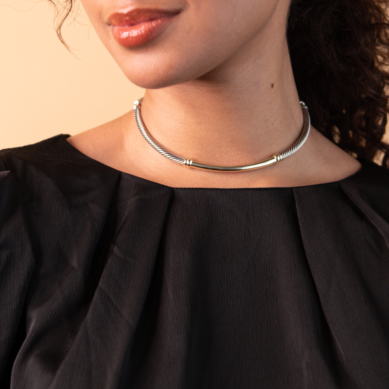David yurman cable hot sale choker necklace