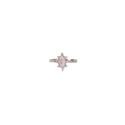 Pre-Owned Opal and Diamond Ring