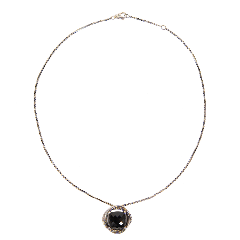 David yurman infinity necklace 2025 with diamonds