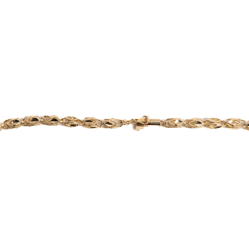Pre-Owned Leaf Link Chain